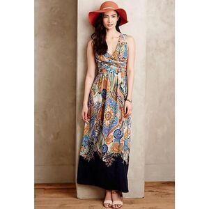 geisha designs asymmetrical lace mix slip maxi dress Geisha Designs Asymmetrical Lace Dress Anthropologie Mix Slip Maxi Size XL NEW
